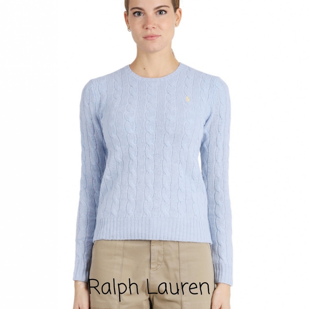 RALPH LAUREN COTTON SWEATER, SIZE MEDIUM SLIM